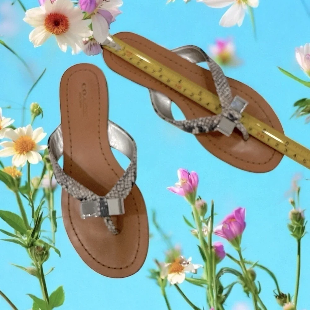 Coach these sandals